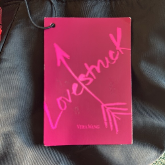 VERA WANG "Lovestruck" 🖤BLACK & PINK🩷 SEQUIN BOW TOTE SHOULDER BAG 🌟NWT🌟 - Picture 5 of 11